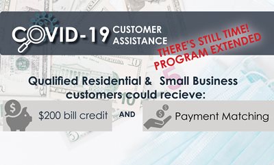 PROGRAM EXTENDED: COVID-19 Customer Assistance Available to Qualified Benton PUD Customers Through 2021