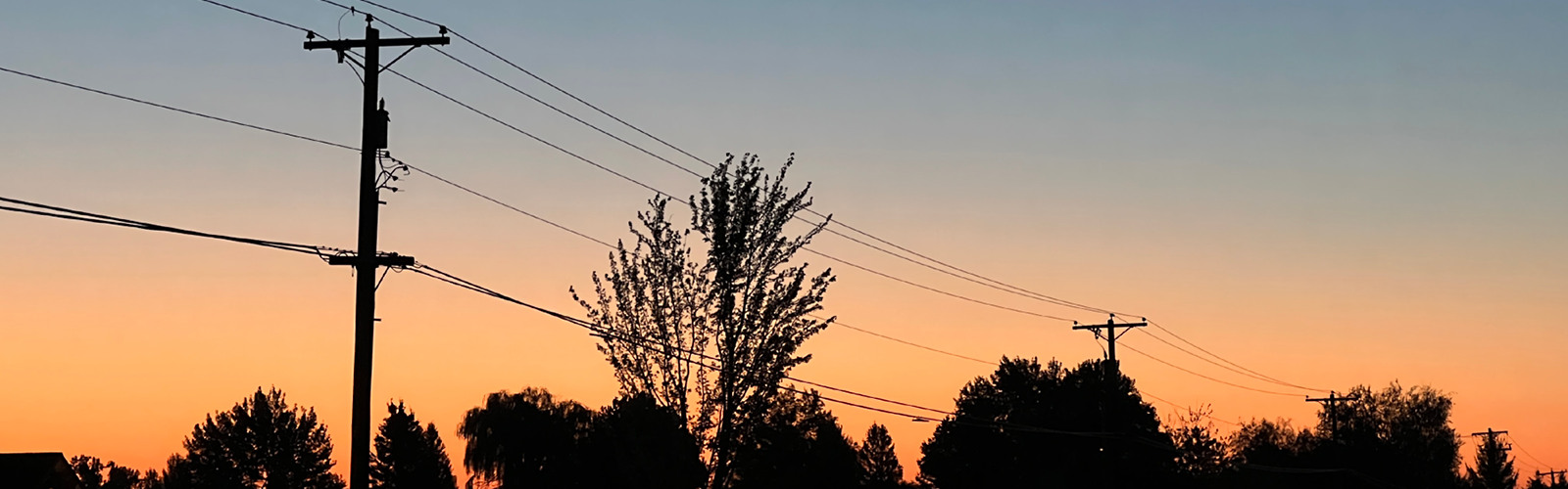 Powerlines in Sunrise