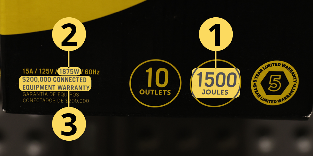 Picture of a multi-outlet surge protector