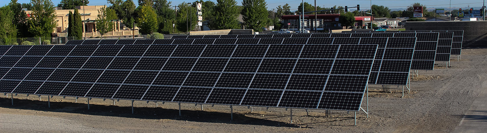 Solar Panel farm in Kennewick